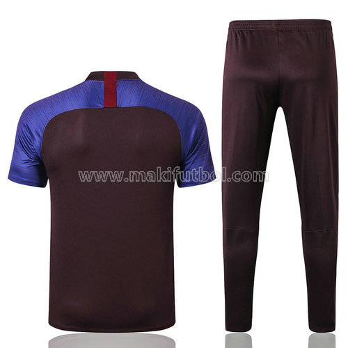 camiseta barcelona polo 2019-20 púrpura